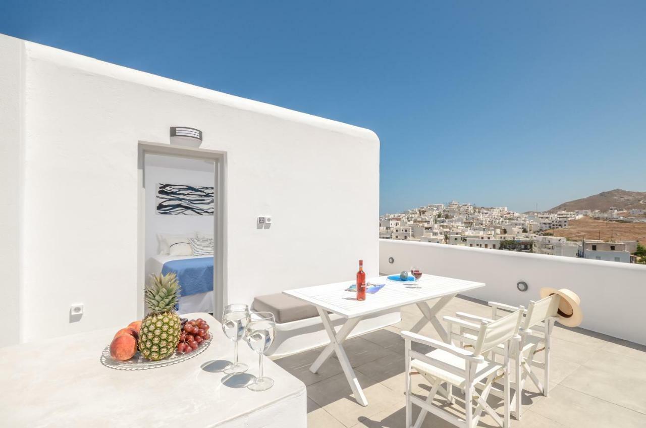 Апартаменты Cycladic Breeze Naxos City Экстерьер фото