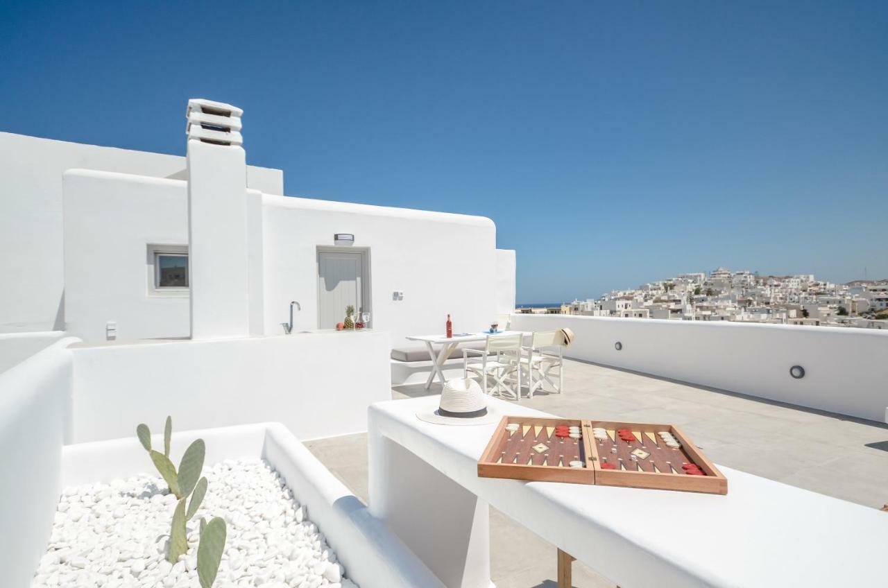 Апартаменты Cycladic Breeze Naxos City Экстерьер фото
